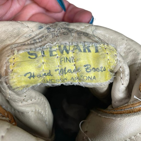 Stewart Horsehide Women’s Western Cowgirl Boots Camel Size 8 main image 5